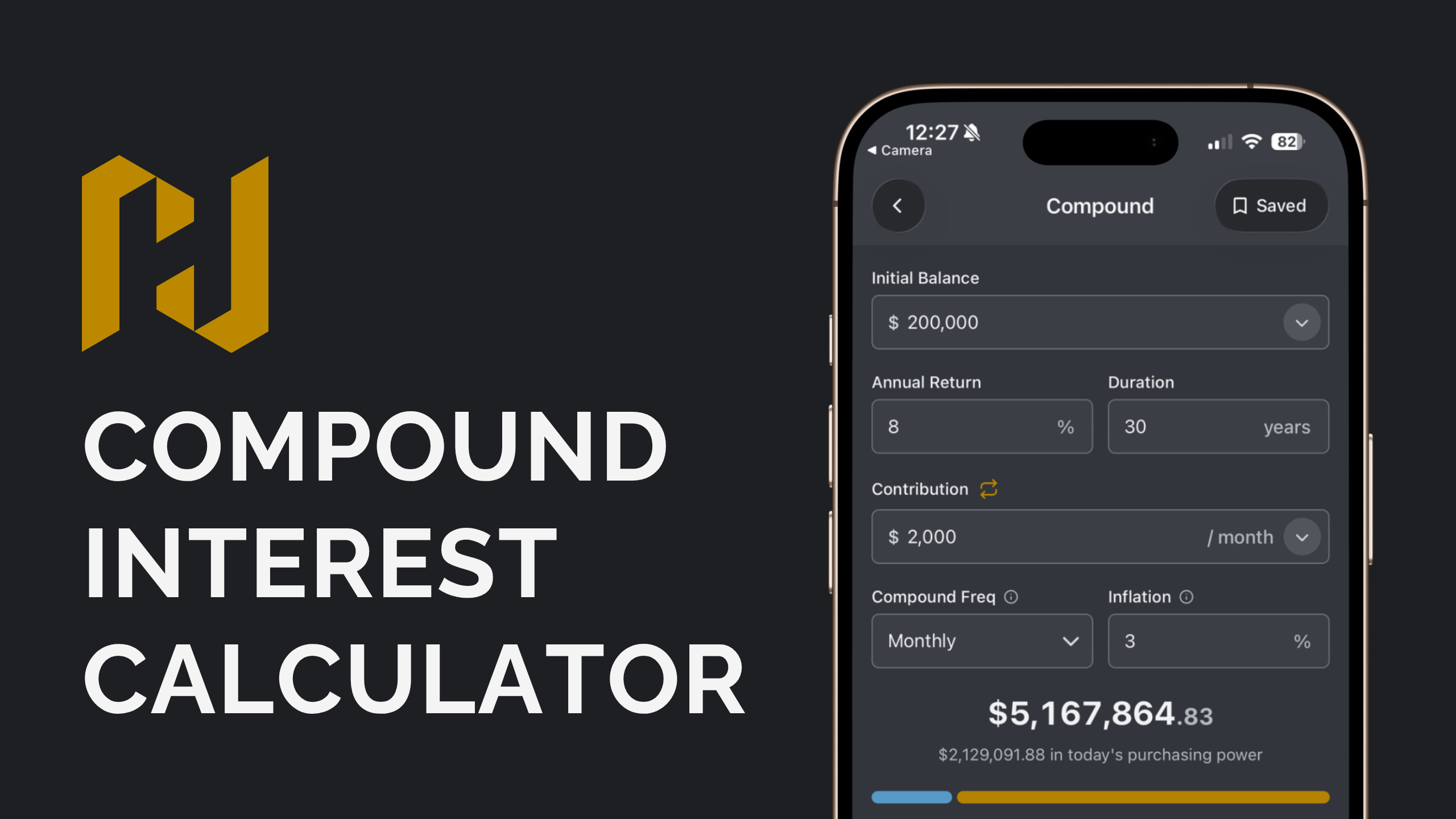 Henry Wallet Compound Interest Calculator